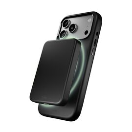 Pure Icon Mag Pro Liquid Silicone Case for iPhone 17 Pro, MagSafe Compatible, with Camera Protection and Aluminum Buttons - Black - Apple Cases - Cases - Techbox