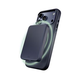 Pure Icon Mag Pro Liquid Silicone Case for iPhone 17 Pro, MagSafe Compatible, with Camera Protection and Aluminum Buttons - Dark Blue - Apple Cases - Cases - Techbox