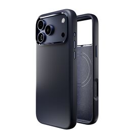 Pure Icon Mag Pro Liquid Silicone Case for iPhone 17 Pro, MagSafe Compatible, with Camera Protection and Aluminum Buttons - Dark Blue - Apple Cases - Cases - Techbox