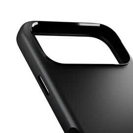 Pure Icon Mag Pro Liquid Silicone Case for iPhone 17 Pro Max, MagSafe Compatible, with Camera Protection and Aluminum Buttons - Black - Apple Cases - Cases - Techbox