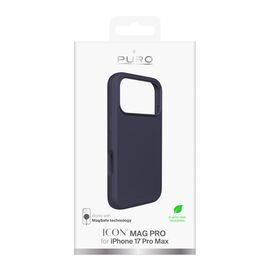 Pure Icon Mag Pro Liquid Silicone Case for iPhone 17 Pro Max, MagSafe Compatible, with Camera Protection and Aluminum Buttons - Dark Blue - Apple Cases - Cases - Techbox