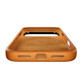 Pure Icon Mag Pro Liquid Silicone Case for iPhone 17 Pro Max, MagSafe Compatible, with Camera Protection and Aluminum Buttons - Orange - Apple Cases - Cases - Techbox