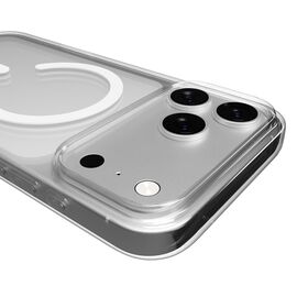 Puro 0.3 MAG Ultra-Slim TPU Case Compatible with MagSafe for iPhone 17 Pro - Transparent - Apple Cases - Cases - Techbox