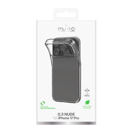 Puro 0.3 Nude Ultra-Slim TPU Case for iPhone 17 Pro - Transparent | Techbox