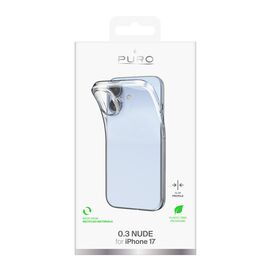 Puro 0.3 Nude Ultra-Slim TPU Case for iPhone 17 - Transparent | Techbox
