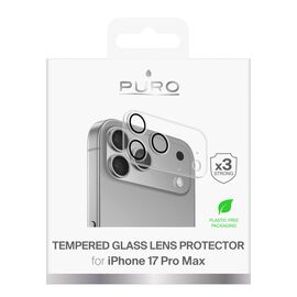 Puro Camera Standard Tempered Glass for iPhone 17 Pro Max for Camera Island and Lenses | Techbox