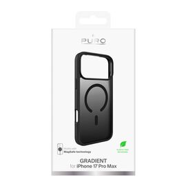 Puro Gradient TPU Case Compatible with MagSafe for iPhone 17 Pro Max - Black - Apple Cases - Cases - Techbox