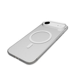 Puro Lite Mag TPU+PC Case Compatible with MagSafe for iPhone 17 Air - Transparent with White Ring - Apple Cases - Cases - Techbox