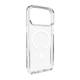 Puro Lite Mag TPU+PC Case Compatible with MagSafe for iPhone 17 Pro Max - Transparent with White Ring - Apple Cases - Cases - Techbox