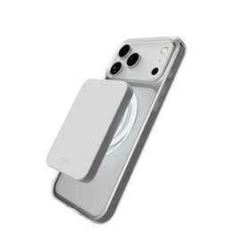 Puro Lite Mag TPU+PC Case Compatible with MagSafe for iPhone 17 Pro - Transparent with White Ring - Apple Cases - Cases - Techbox