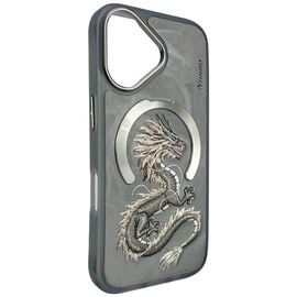 Nimmy Dragon MagSafe iPhone 16 Case - Gray - Uncategorized Cases (2) - Cases - Techbox