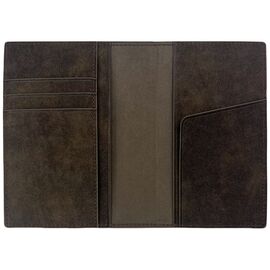 Nimmy Raptor Wolf Passport/Wallet Case - Brown