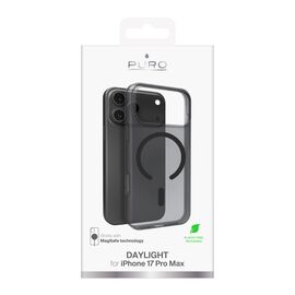 Puro Daylight Magsafe Compatible Silicone Case for iPhone 17 Pro Max - Translucent Black - Apple Cases - Cases - Techbox