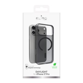 Puro Daylight Magsafe Compatible Silicone Case for iPhone 17 Pro - Translucent Black - Apple Cases - Cases - Techbox