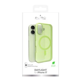 Puro Daylight Magsafe Compatible Silicone Case for iPhone 17 - Translucent Green - Apple Cases - Cases - Techbox