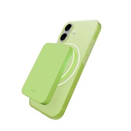 Puro Daylight Magsafe Compatible Silicone Case for iPhone 17 - Translucent Green - Apple Cases - Cases - Techbox