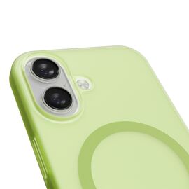 Puro Daylight Magsafe Compatible Silicone Case for iPhone 17 - Translucent Green - Apple Cases - Cases - Techbox