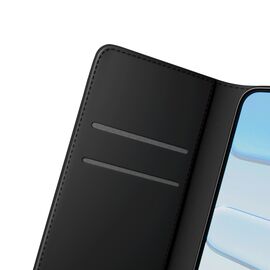Puro Wallet Stand Case for iPhone 17 Pro Max Made of Eco-Leather, with a Flap, Wallet, and Stand Function - Black - Apple Cases - Cases - Techbox