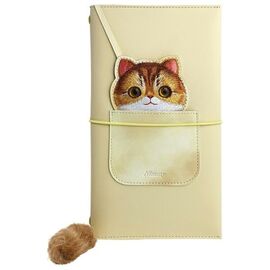 Nimmy Big Eyed Pet 2.0 Cat 2-in-1 Notebook + Pen Set - Beige |  Techbox