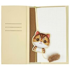 Nimmy Big Eyed Pet 2.0 Cat 2-in-1 Notebook + Pen Set - Beige |  Techbox