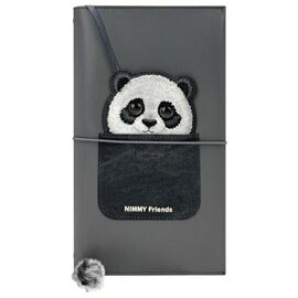 Nimmy Big Eyed Pet 2.0 Panda 2-in-1 Notebook + Pen Set - Black |  Techbox