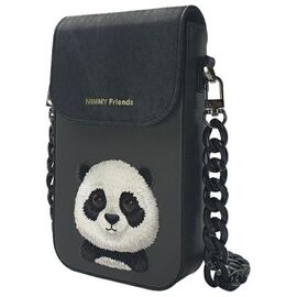 Nimmy Big Eyed Pet 2.0 Panda 3-in-1 Phone Bag + Wallet + Tracker Case - Black - Uncategorized Cases (2) - Cases - Techbox