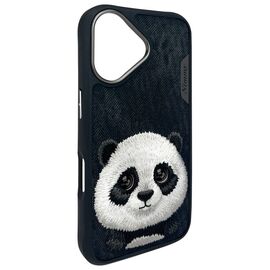 Nimmy Big Eyed Pet 2.0 Panda case for iPhone 16 - black | Techbox