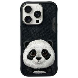 Nimmy Big Eyed Pet 2.0 Panda case for iPhone 16 Pro Max - black | Techbox