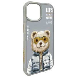 Nimmy Cool&amp;Cute 2.0 Bear Case for iPhone 15 - Gray - Uncategorized Cases (2) - Cases - Techbox