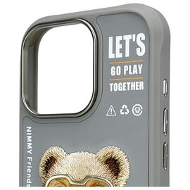 Nimmy Cool&amp;Cute 2.0 Bear Case for iPhone 16 Pro - Gray | Techbox