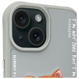Nimmy Glasses Cool Cat iPhone 15 Case - Gray - Uncategorized Cases (2) - Cases - Techbox