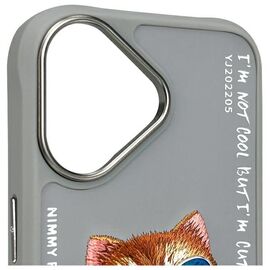 Nimmy Glasses Cool Cat iPhone 16 Case - Gray - Uncategorized Cases (2) - Cases - Techbox