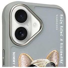 Nimmy Glasses Cool Dog iPhone 16 Case - Gray - Uncategorized Cases (2) - Cases - Techbox