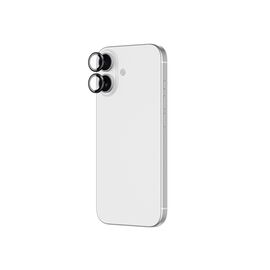 AmazingThing Lens Glass for iPhone 17 with Black Aluminum Frame | Techbox