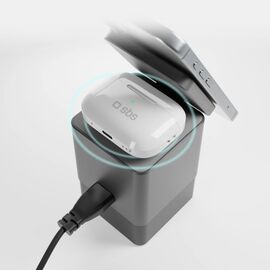 SBS Power Dock 6-in-1 with MagSafe, Stand, and USB-C Cables 65W ? Black - Powerbanks - Smartphone Chargers - Techbox