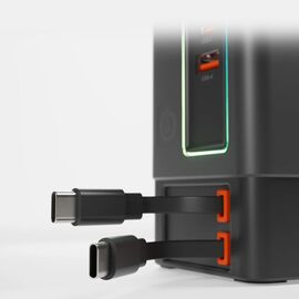 SBS Power Dock 6-in-1 with MagSafe, Stand, and USB-C Cables 65W ? Black - Powerbanks - Smartphone Chargers - Techbox