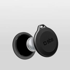 SBS Track My Circle Waterproof IP65 Locator Compatible with Apple Find My - Black | Techbox