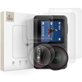 Tech-Protect Glass Fit+ 2-pack tempered glass for DJI Osmo Action 5 Pro - transparent | Techbox