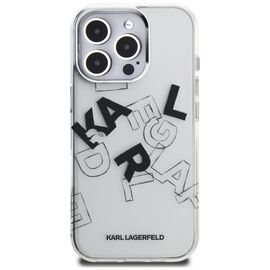 Karl Lagerfeld IML Sketched Graphic Case for iPhone 16 Pro - Clear | Techbox