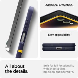 Nano Pop Mag MagSafe Case for Samsung Galaxy Z Flip 7 - Navy Blue and Yellow - Uncategorized Cases (2) - Cases - Techbox