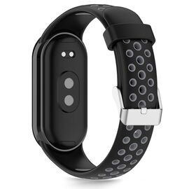 Tech-Protect IconBand Air Strap for Xiaomi Smart Band 8 / 9 / 10 / NFC - Black and Gray