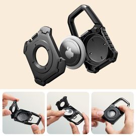 Tech-Protect Kevlar Case for Apple AirTag 1/2 - Black - Smartphone Accessories - Cables & Accessories - Techbox