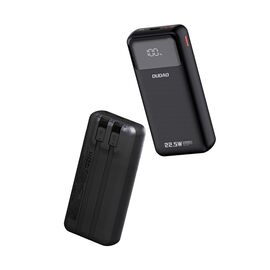 Dudao K15Pro Power Bank 20000mAh 22.5W PD USB-C / USB-A / Built-in Lightning and USB-C Cables - Black | Techbox