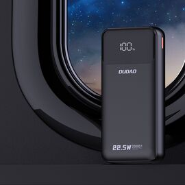 Dudao K15Pro Power Bank 20000mAh 22.5W PD USB-C / USB-A / Built-in Lightning and USB-C Cables - Black | Techbox