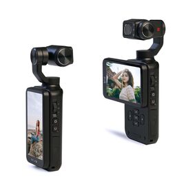 Ordro Pocket M5 3-Axis Gimbal Camera, 5K, for Vlogging and YouTube – Black | Techbox