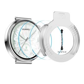 Tech-Protect Easy Set+ 2-pack tempered glass for Huawei Watch GT 5 41 mm - transparent | Techbox