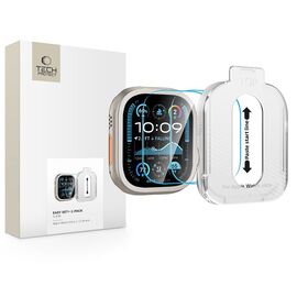 Tech-Protect Easy Set+ Tempered Glass 2-pack for Apple Watch Ultra 1/2 49mm - Clear | Techbox
