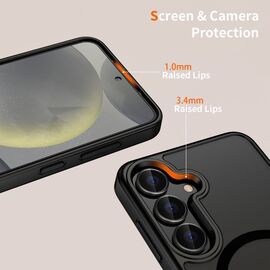 Tech-Protect MagMat MagSafe Case for Xiaomi Poco F7 5G - Black and Transparent | Techbox