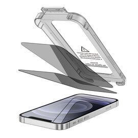 Tech-Protect Quick Set Spy+ Privacy Glass 2-pack for iPhone 12 / 12 Pro