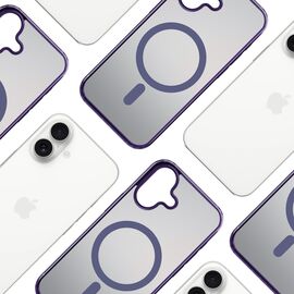 3mk Frosty MagCase for iPhone 17 - purple